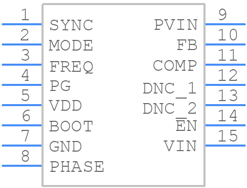 ISL85012FRZ-T - Renesas Electronics - PCB symbol