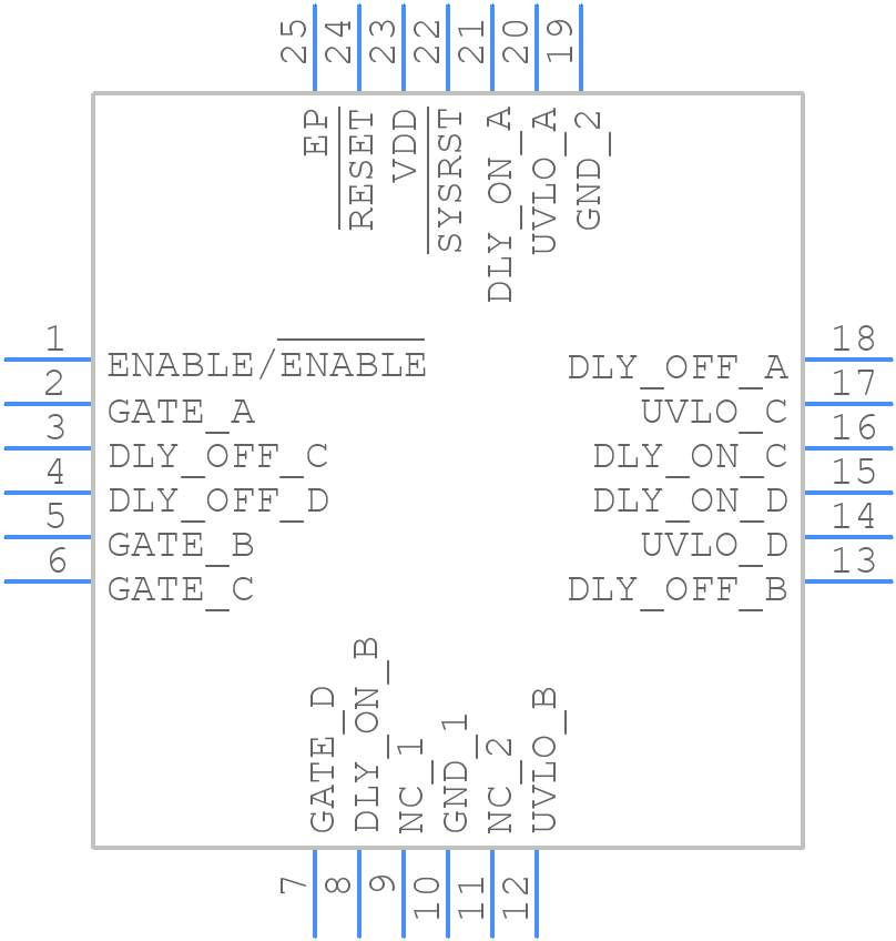 ISL8723IRZ-T - Renesas Electronics - PCB symbol