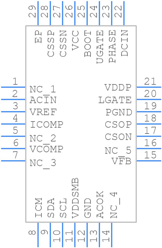 ISL88731CHRTZ-T - Renesas Electronics - PCB symbol