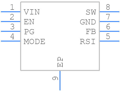 ISL9107IRZ-T - Renesas Electronics - PCB symbol