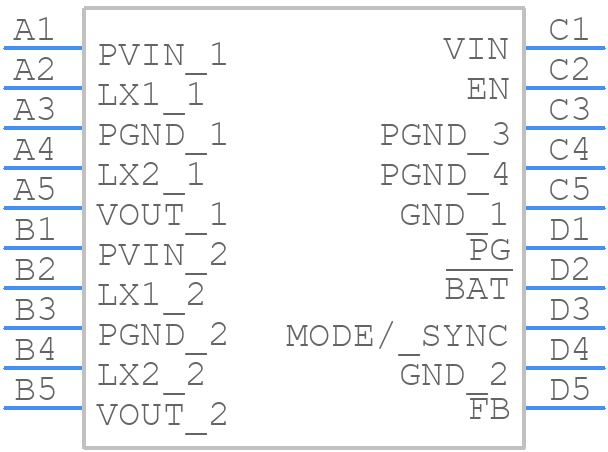 ISL9110AIITNZ-T - Renesas Electronics - PCB symbol