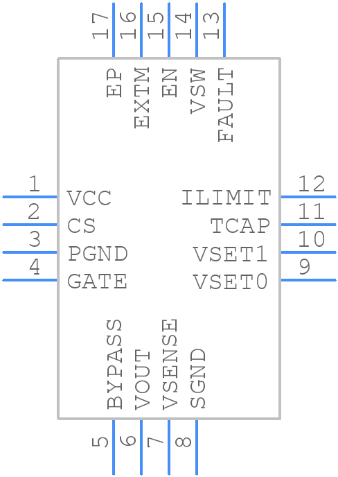 ISL9491ERZ-T - Renesas Electronics - PCB symbol