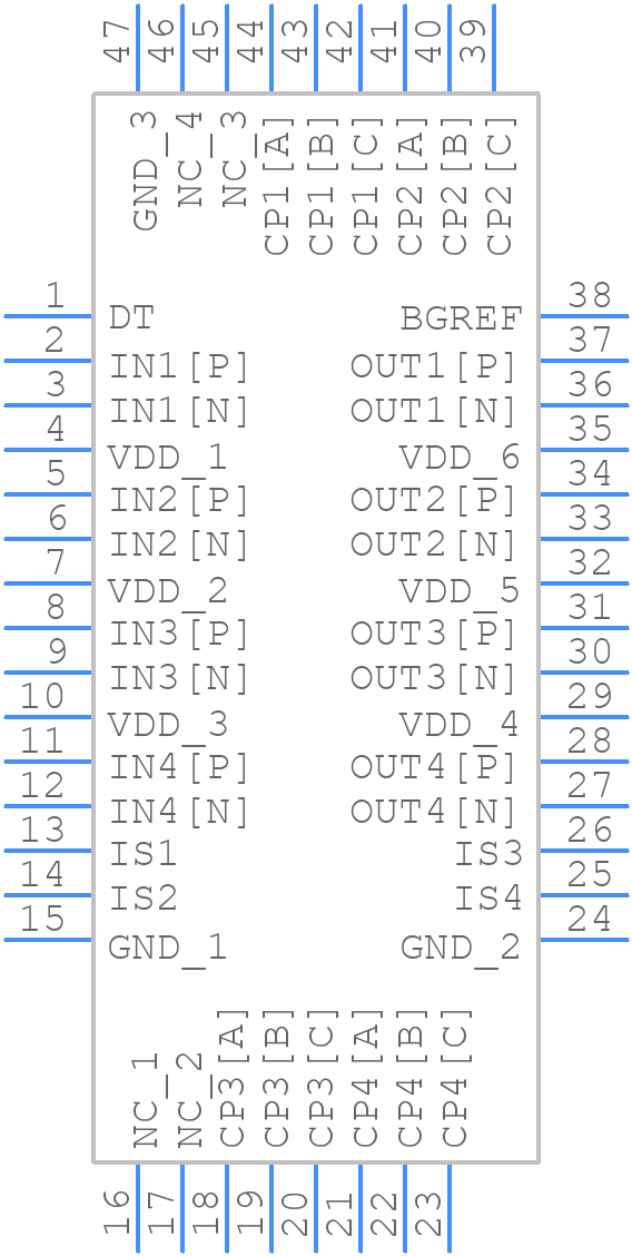 QLX4270RIQSR - Renesas Electronics - PCB symbol