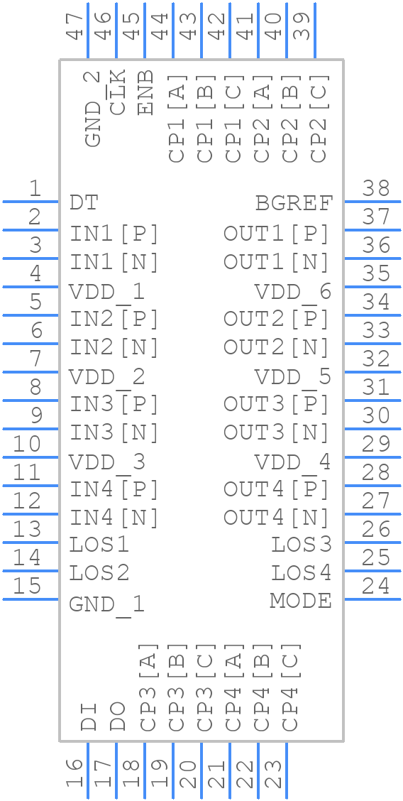 QLX4600LIQSR - Renesas Electronics - PCB symbol