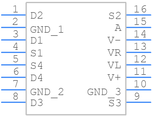 8100617EA/MLB - Renesas Electronics - PCB symbol