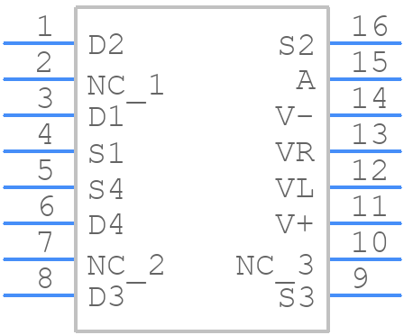 HI1-5046A/883 - Renesas Electronics - PCB symbol