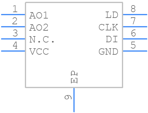 R2A20162NS#W5 - Renesas Electronics - PCB symbol