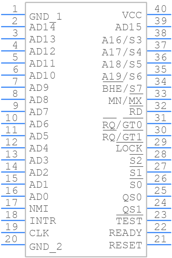 8405202QA - Renesas Electronics - PCB symbol
