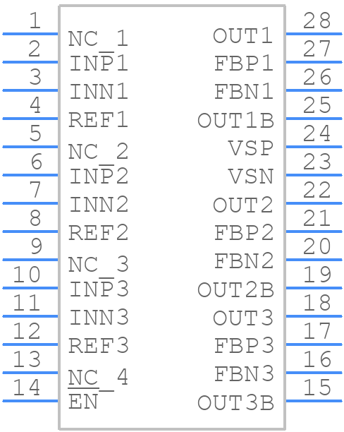 EL5378IUZ - Renesas Electronics - PCB symbol
