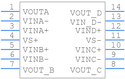 EL5420TIRZ-T13 - Renesas Electronics - PCB symbol