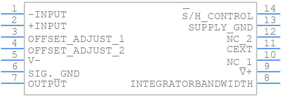 HA1-5320-2 - Renesas Electronics - PCB symbol