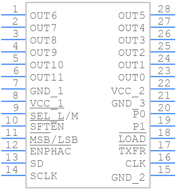 HSP45102SC-33Z - Renesas Electronics - PCB symbol