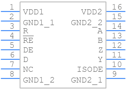 ISL32745EIBZ-T7A - Renesas Electronics - PCB symbol