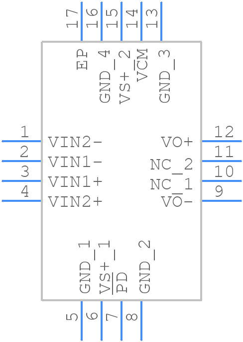 ISL55211IRTZ-T7 - Renesas Electronics - PCB symbol