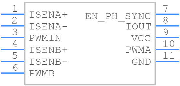 ISL6617AFRZ-T - Renesas Electronics - PCB symbol
