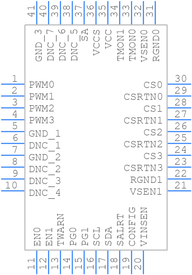 ISL68144IRAZ - Renesas Electronics - PCB symbol