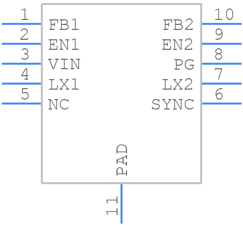 ISL78228ARZ - Renesas Electronics - PCB symbol