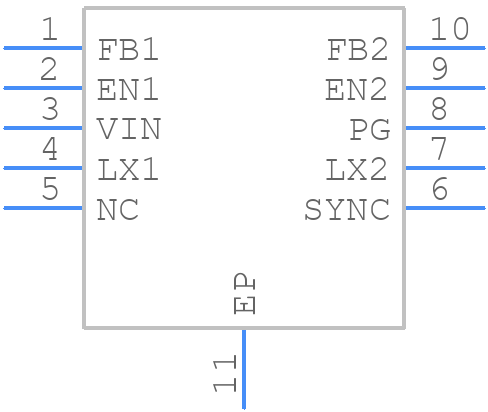 ISL78228ARZ-T - Renesas Electronics - PCB symbol