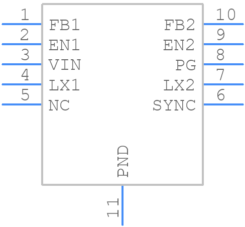 ISL78228ARZ-T7A - Renesas Electronics - PCB symbol