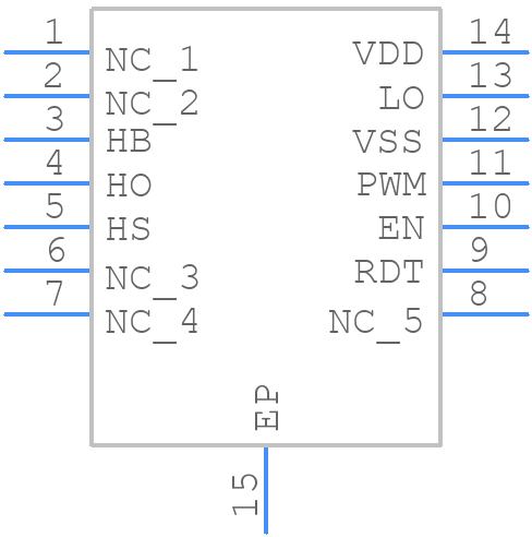 ISL78420AVEZ-T7A - Renesas Electronics - PCB symbol