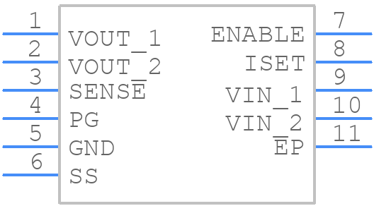 ISL80121IR50Z - Renesas Electronics - PCB symbol