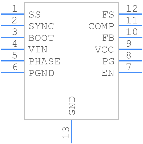 ISL85418FRZ - Renesas Electronics - PCB symbol