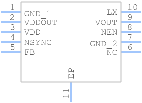 ISL97701IRZ - Renesas Electronics - PCB symbol