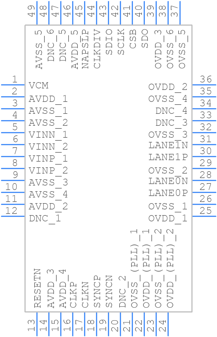 ISLA216S25IR1Z - Renesas Electronics - PCB symbol