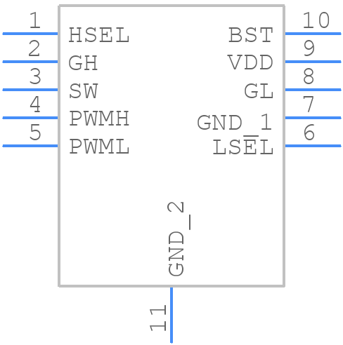ZL1505ALNFT - Renesas Electronics - PCB symbol