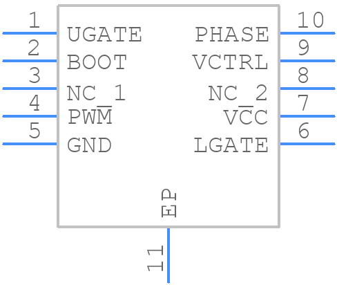 HIP2106AIRZ - Renesas Electronics - PCB symbol