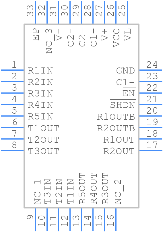 ISL3241EIRZ - Renesas Electronics - PCB symbol