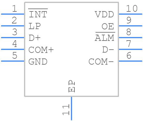 ISL54227IRTZ - Renesas Electronics - PCB symbol