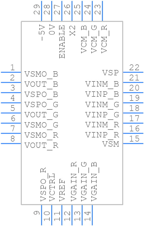 ISL59913IRZ - Renesas Electronics - PCB symbol