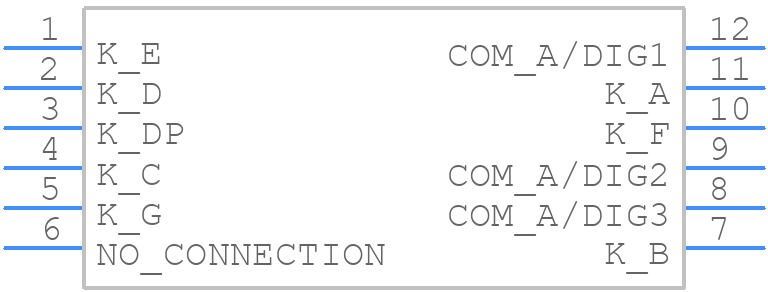 BA56-12GWA - Kingbright - PCB symbol