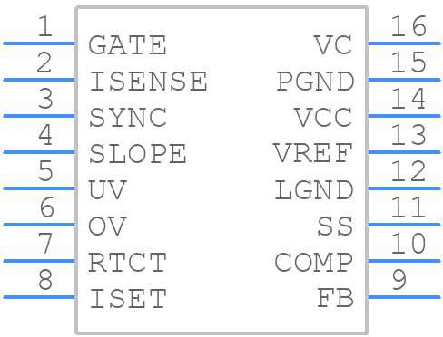 ISL6721AVZ - Renesas Electronics - PCB symbol