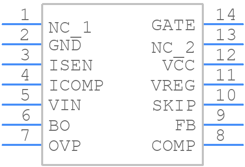 ISL6731BFBZ-T - Renesas Electronics - PCB symbol