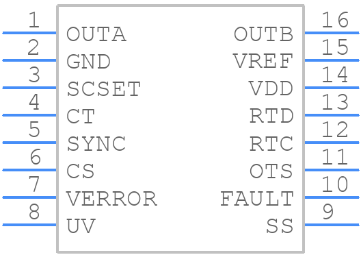 ISL6740IVZ - Renesas Electronics - PCB symbol