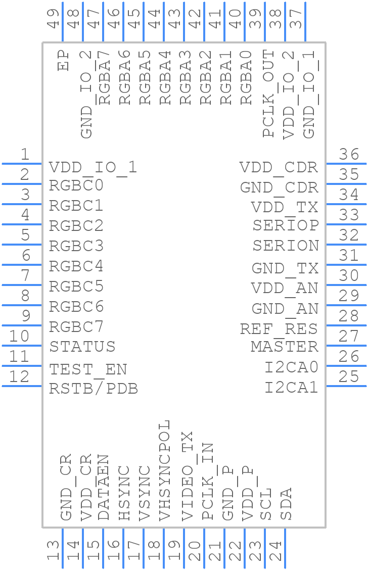 ISL76322ARZ - Renesas Electronics - PCB symbol