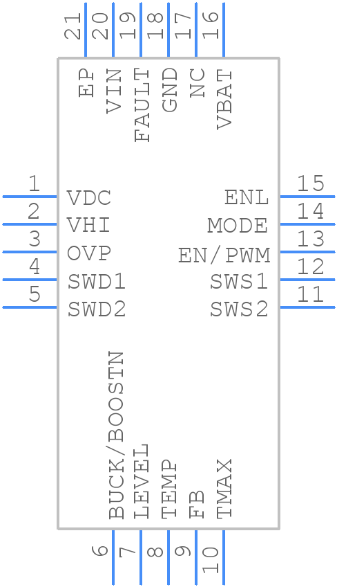 ISL78100ARZ - Renesas Electronics - PCB symbol