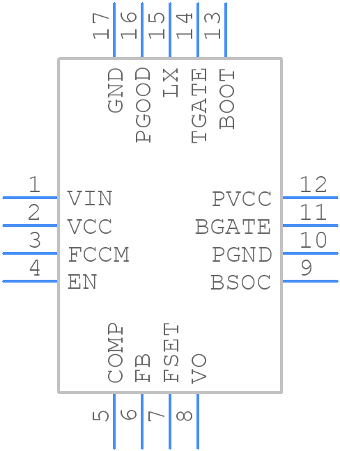 ISL8106IRZ-T - Renesas Electronics - PCB symbol