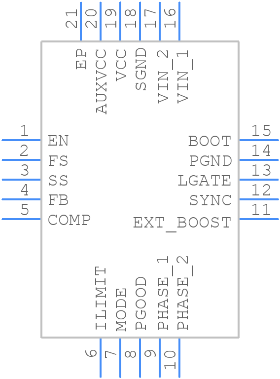 ISL85403FRZ-T - Renesas Electronics - PCB symbol