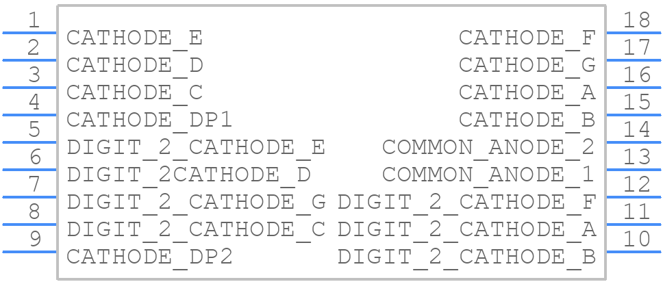 DA08-11SYKWA - Kingbright - PCB symbol