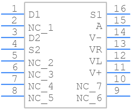 HI1-5043-2 - Renesas Electronics - PCB symbol