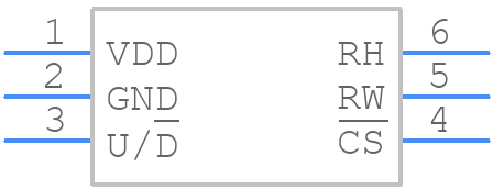 ISL90462UIH627Z-TK - Renesas Electronics - PCB symbol