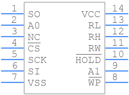 X9111TV14Z - Renesas Electronics - PCB symbol