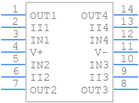 UPC4574G2-E2-A - Renesas Electronics - PCB symbol