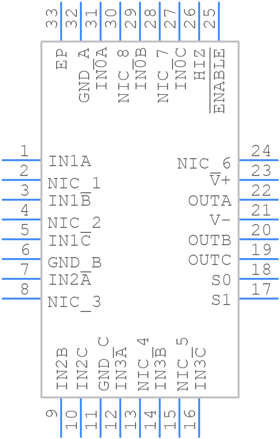 EL4342ILZA-T7 - Renesas Electronics - PCB symbol