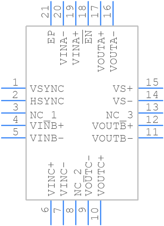 EL4543ILZ - Renesas Electronics - PCB symbol
