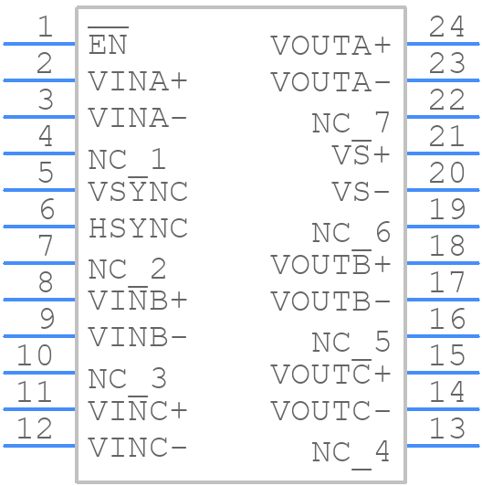 EL4543IUZ - Renesas Electronics - PCB symbol