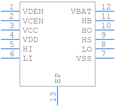 HIP2104FRAANZ-T - Renesas Electronics - PCB symbol